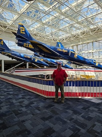 We visited the Pensacola Naval Air Museum and watched the Blue Angels practice!
