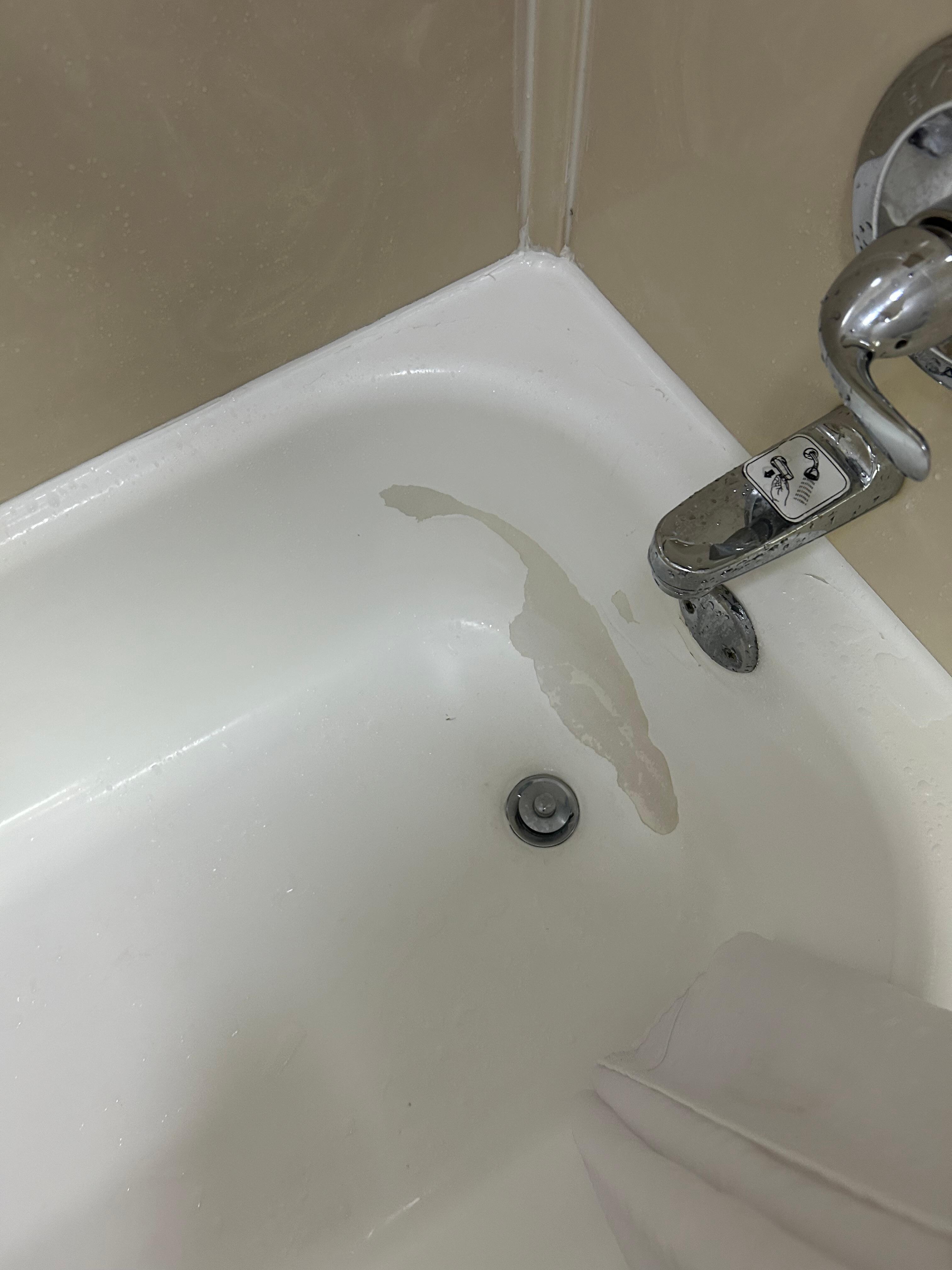The condition of the tub then they never came to change the towels or even to clean the room