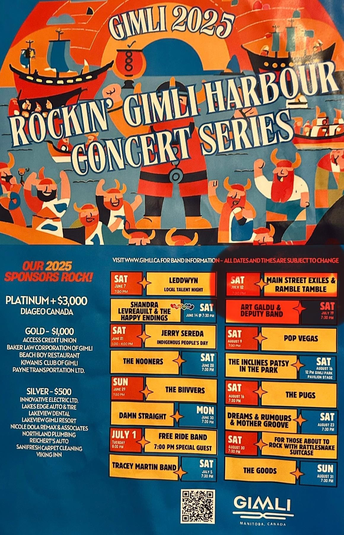 2025 Summer concert series.