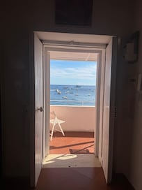 View looking out of the home.