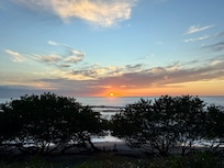 Sunset view from the patio