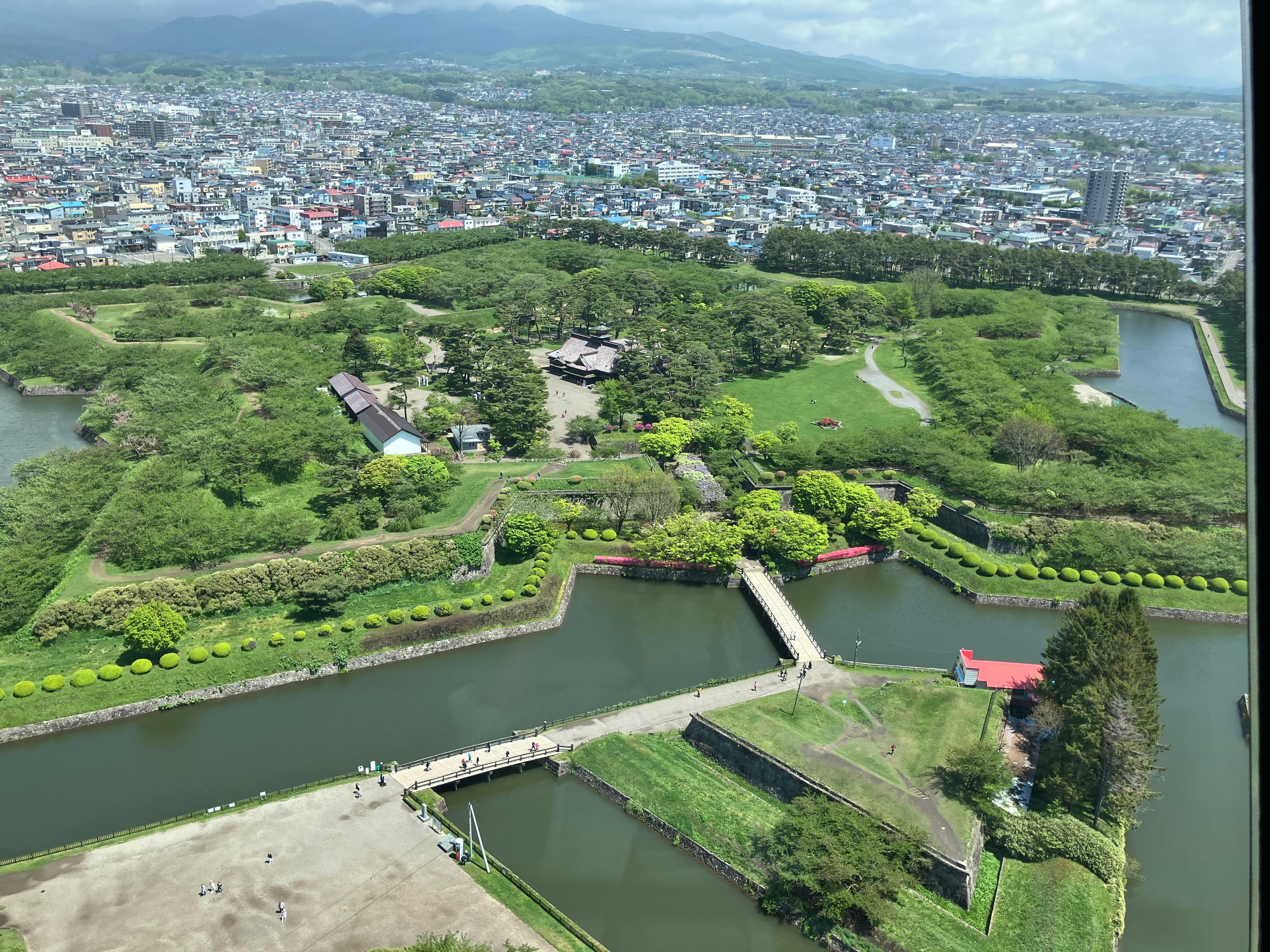 翌日は快晴の五稜郭。