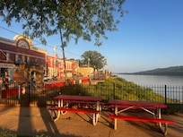 Unit is upstairs on the left, park is across the street