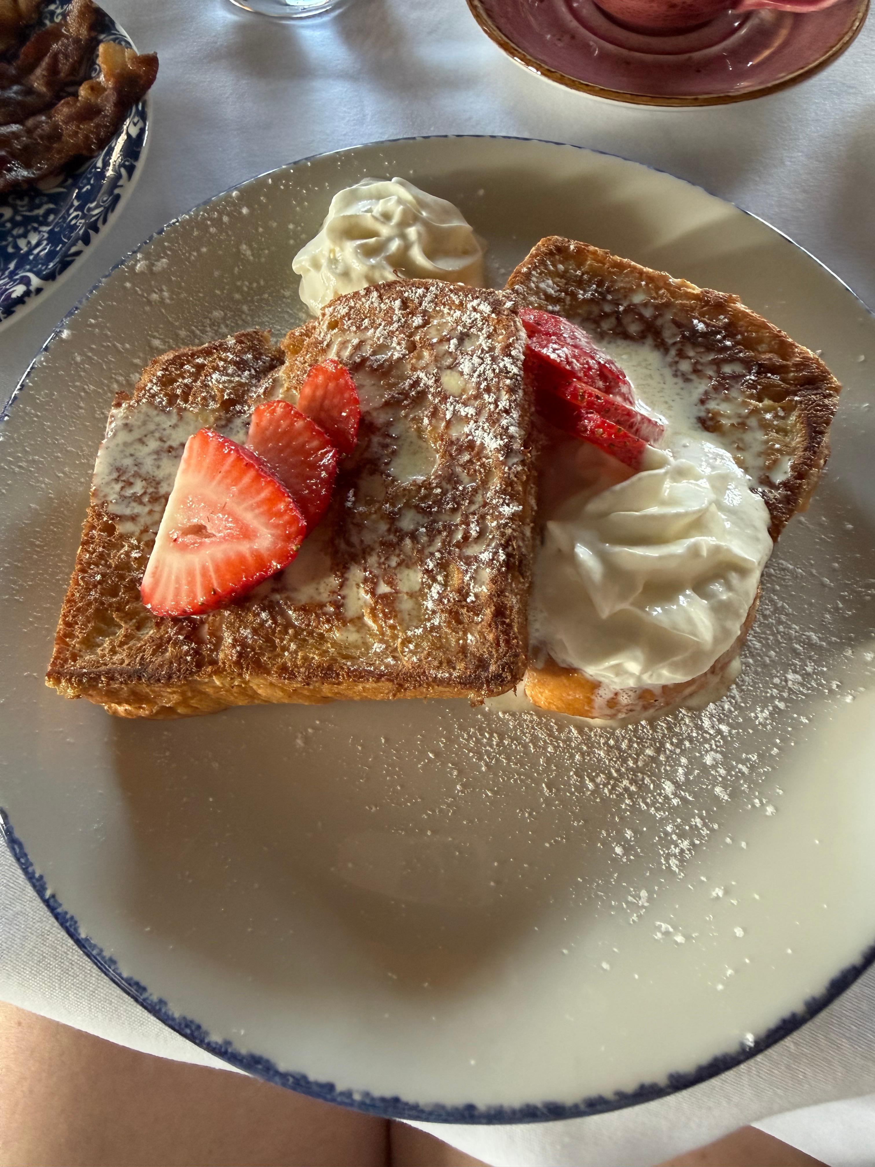 The French toast was fantastic!