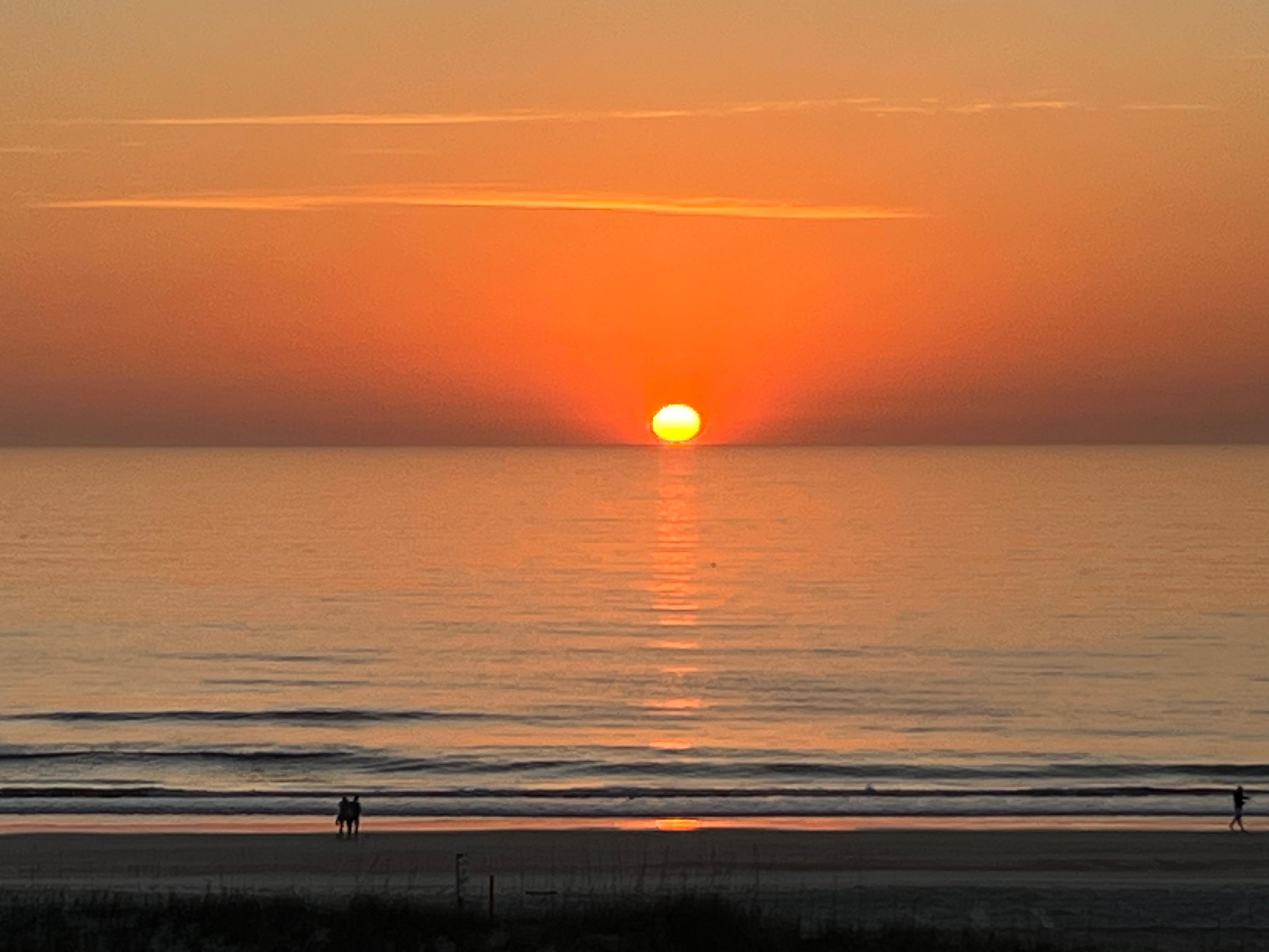 First morning sunrise. 