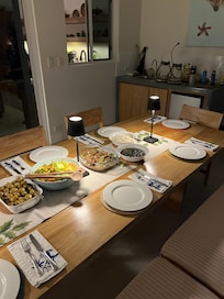 Dinner prepared by Elieth