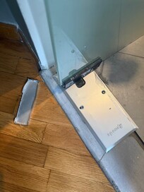 Bathroom door would scratch the floor