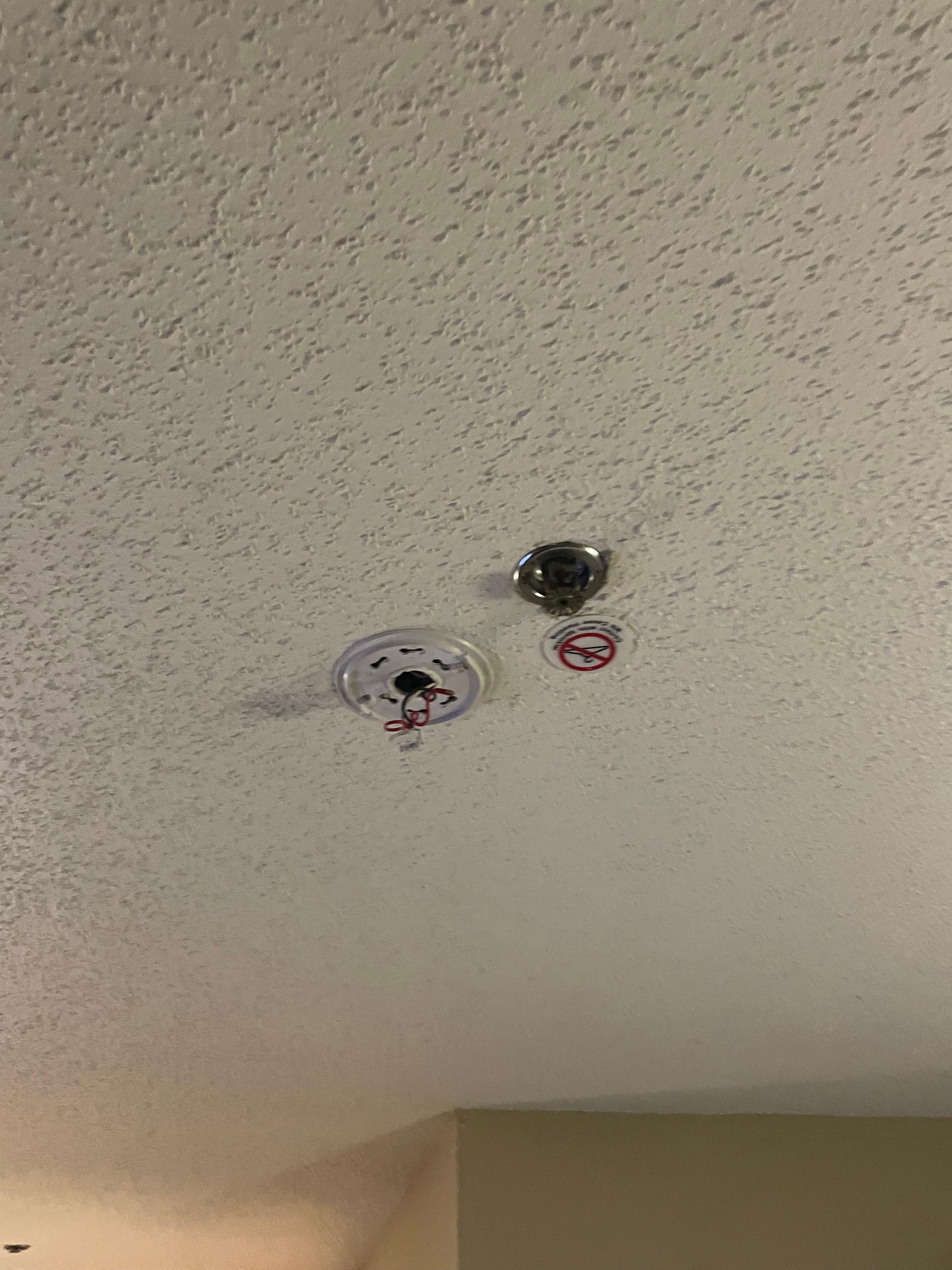 Missing overhead light