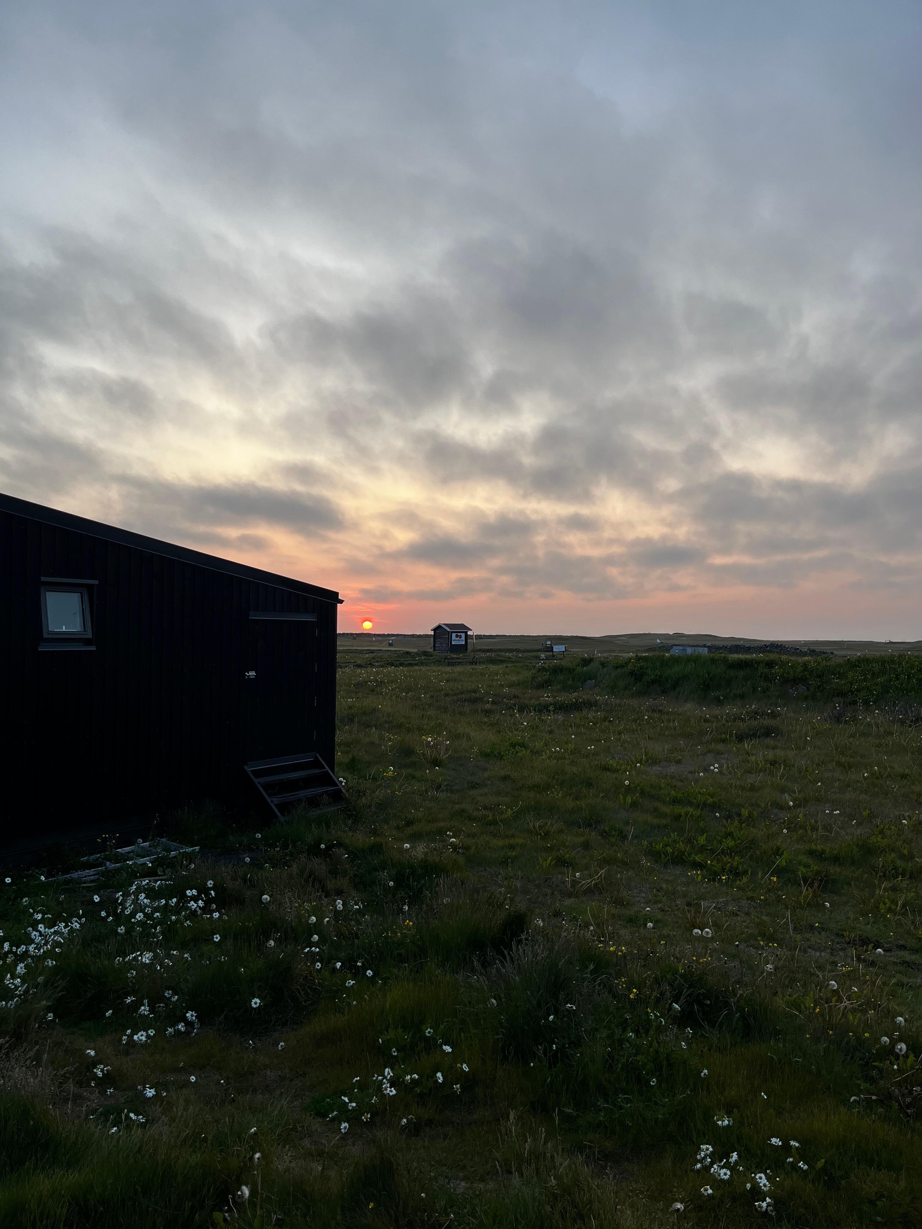 Sunset at midnight 