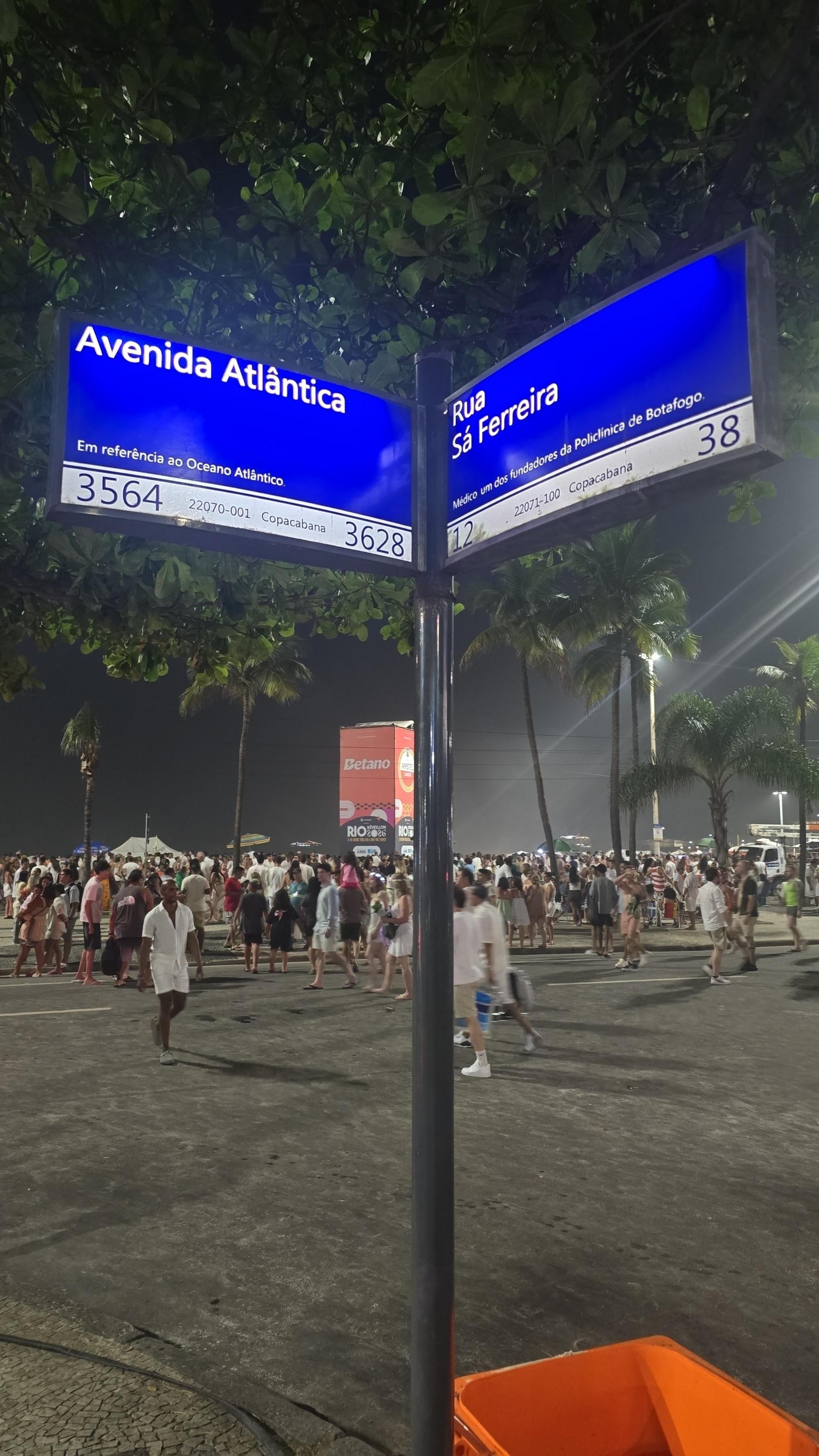 The intersection of the hotel street and the main beach st. Literally a 1 minute walk. 