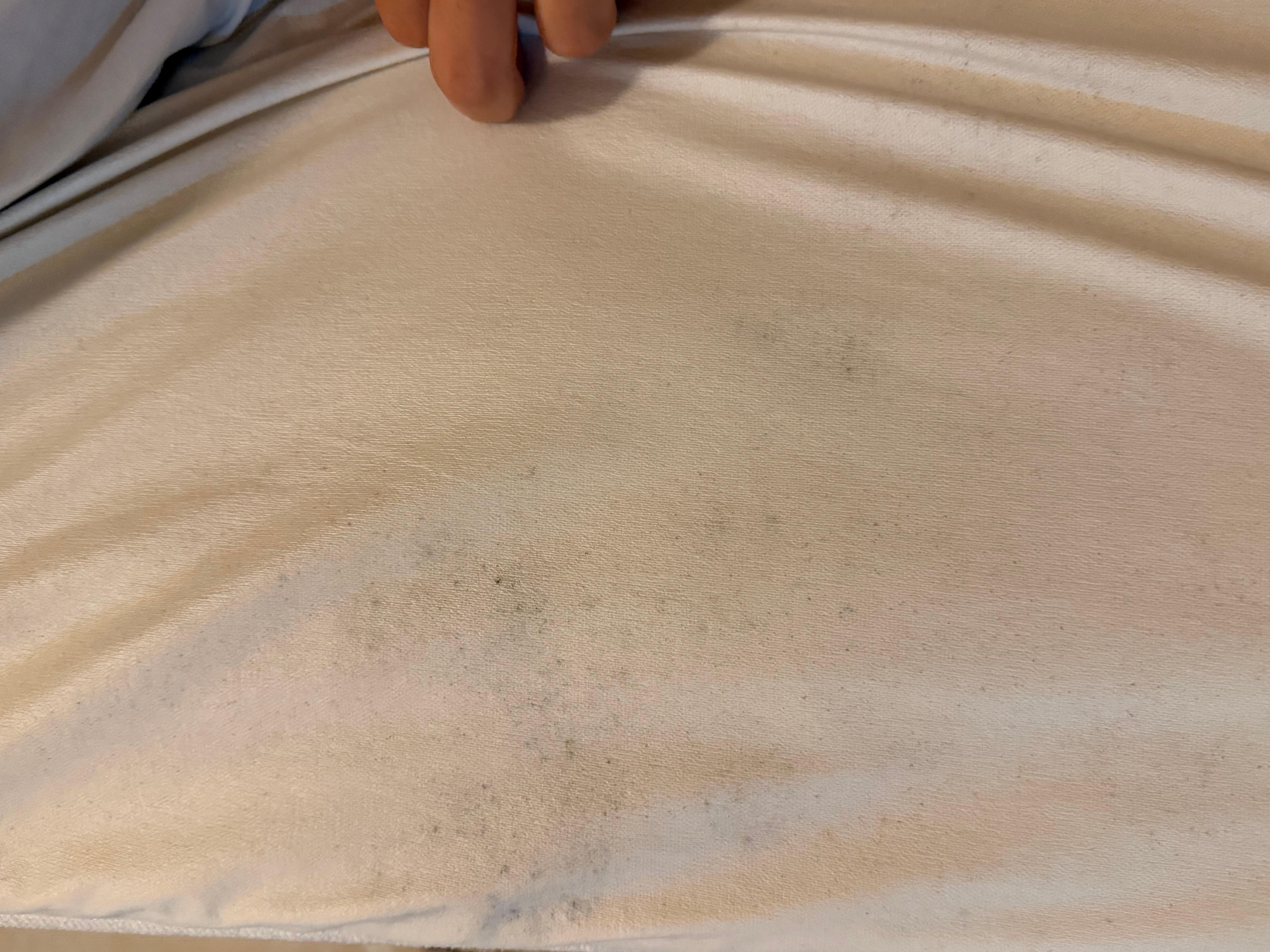 Capa do colchão mofada 