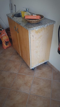 Schrank in der Grillarea