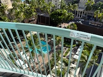 View of pool from 10th floor