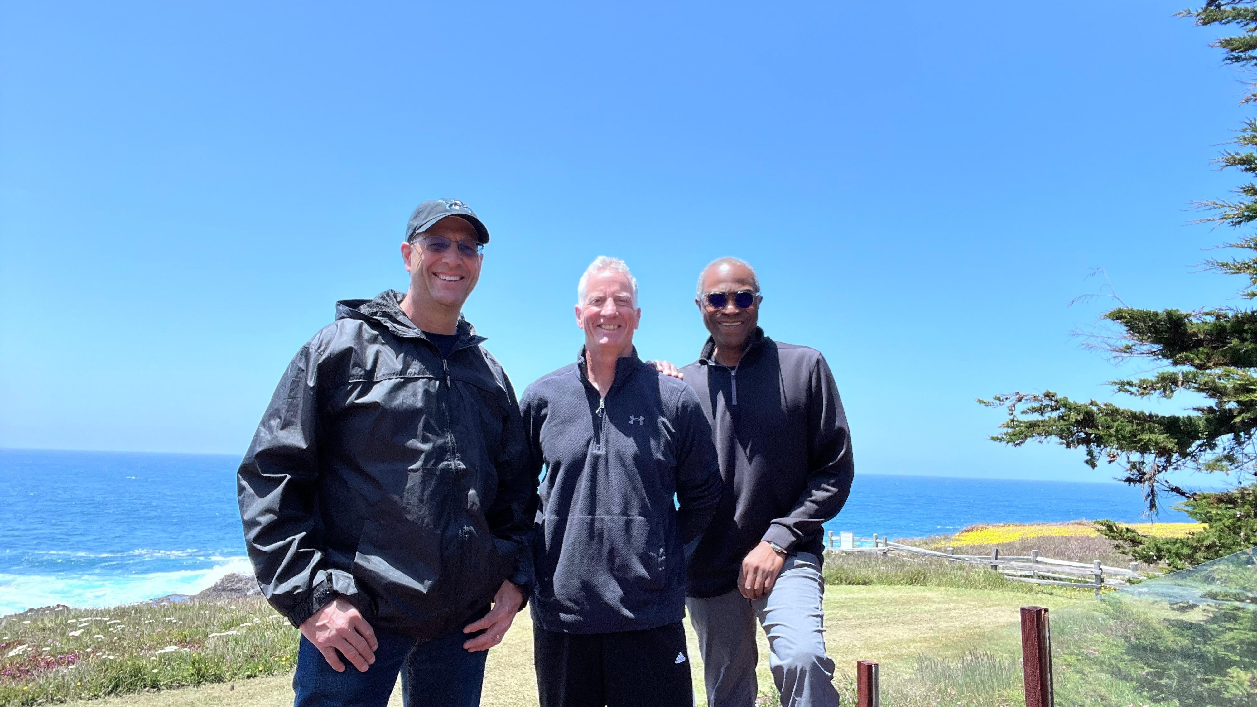 3 Christian brothers enjoying God’s beautiful creation.