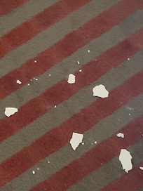 Plaster that I stepped on and got inbedded in my toe