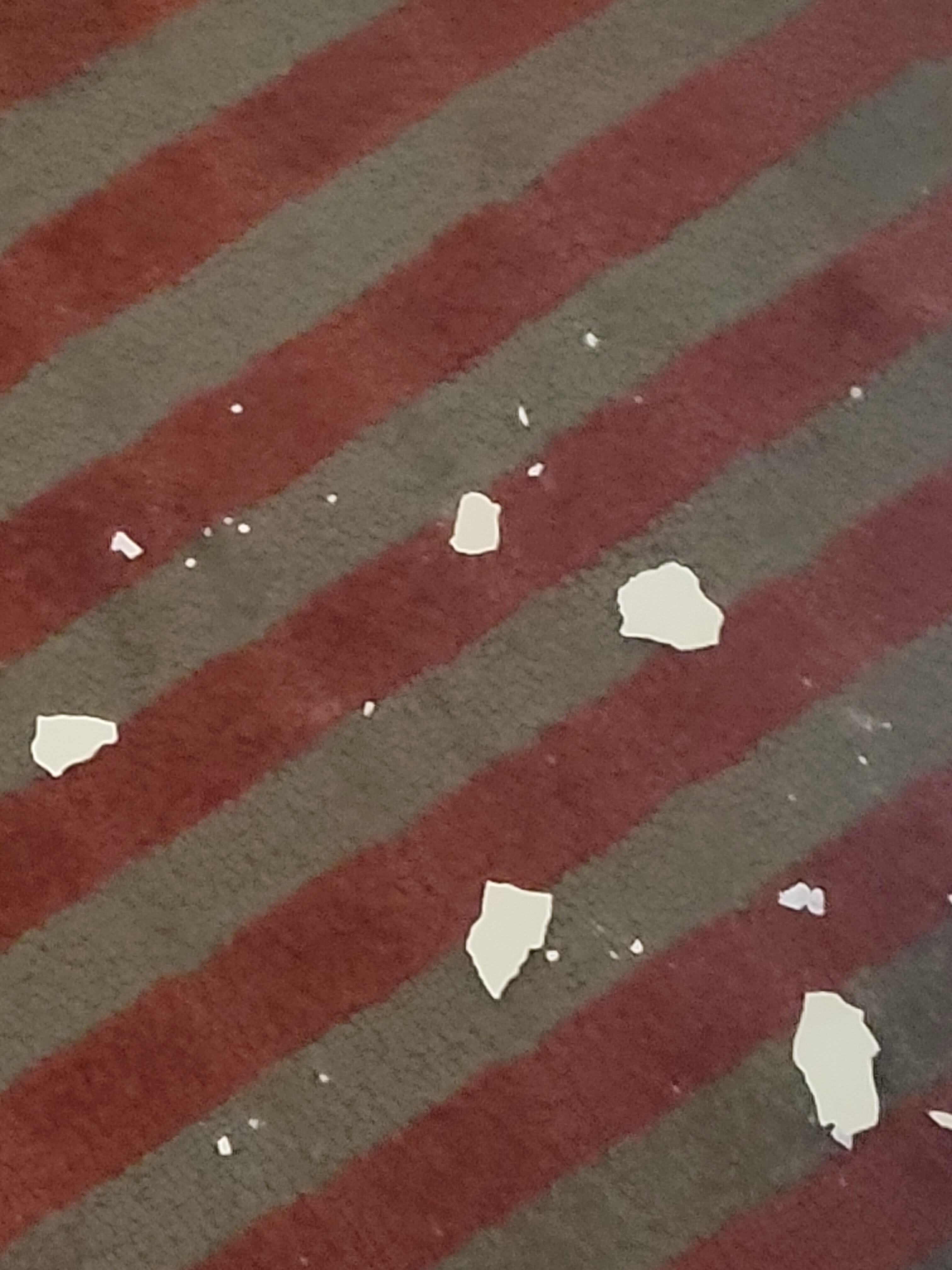 Plaster that I stepped on and got inbedded in my toe