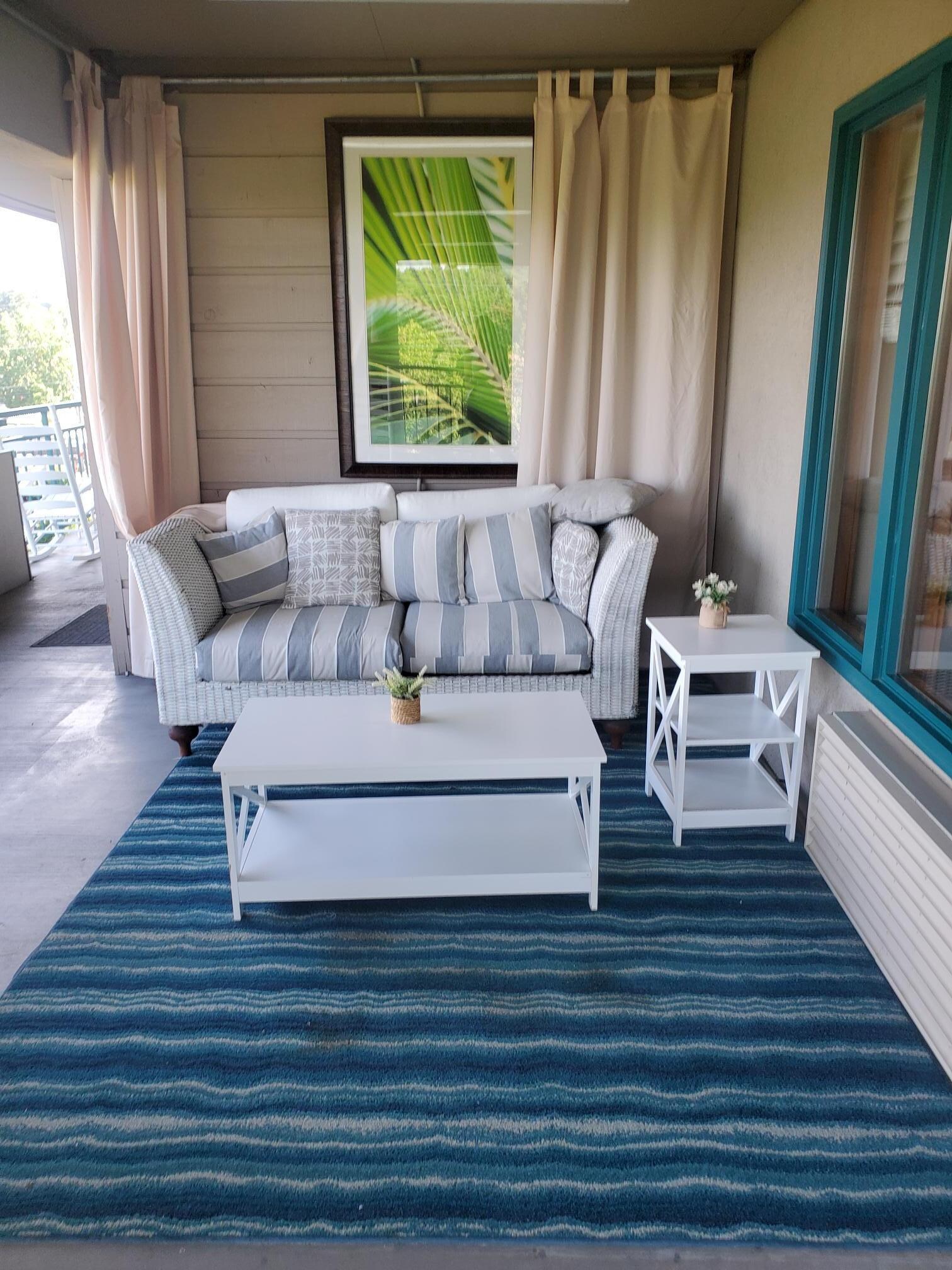 Sitting area right outside our room