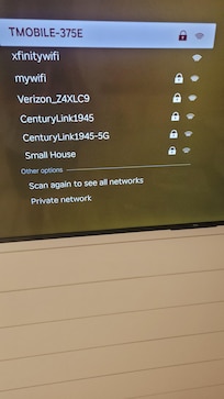 Wifi network that host referenced called salonstudios wasn't listed