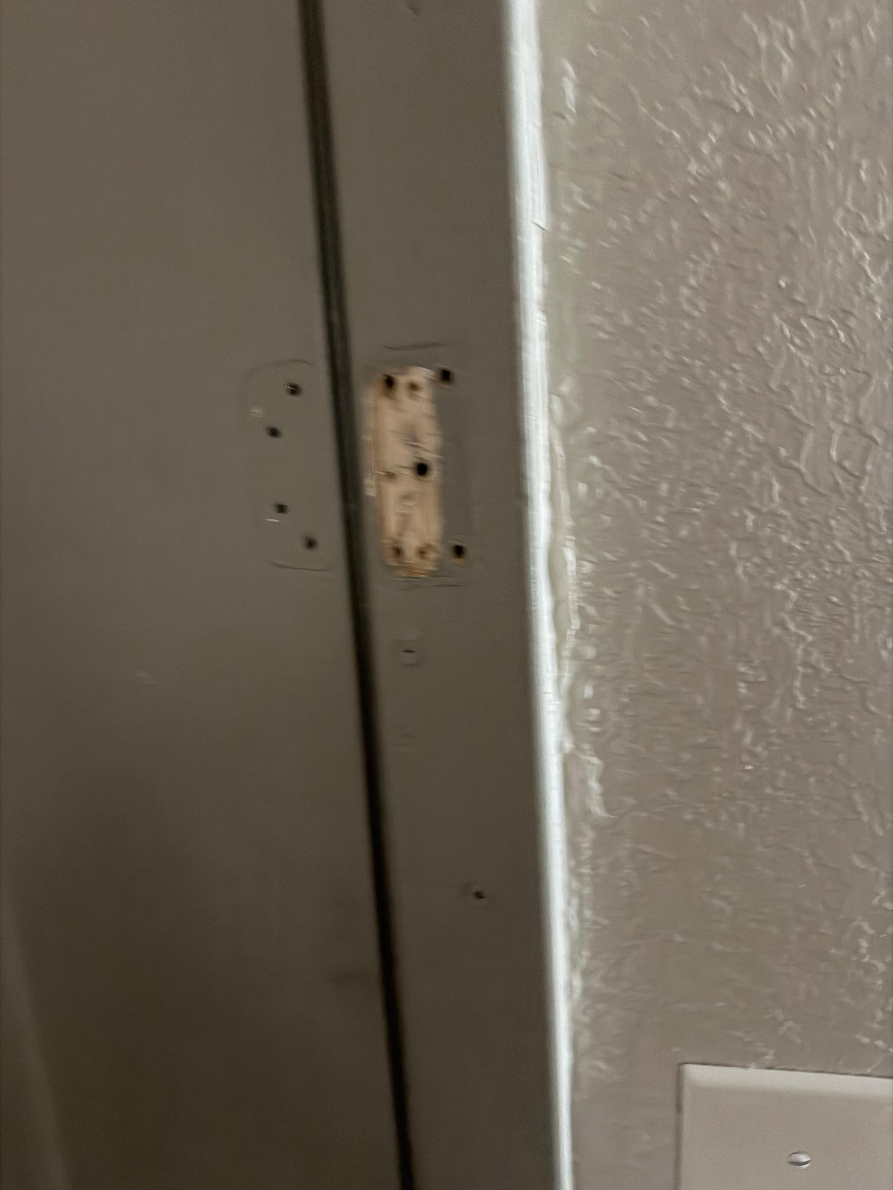 Door lock missing