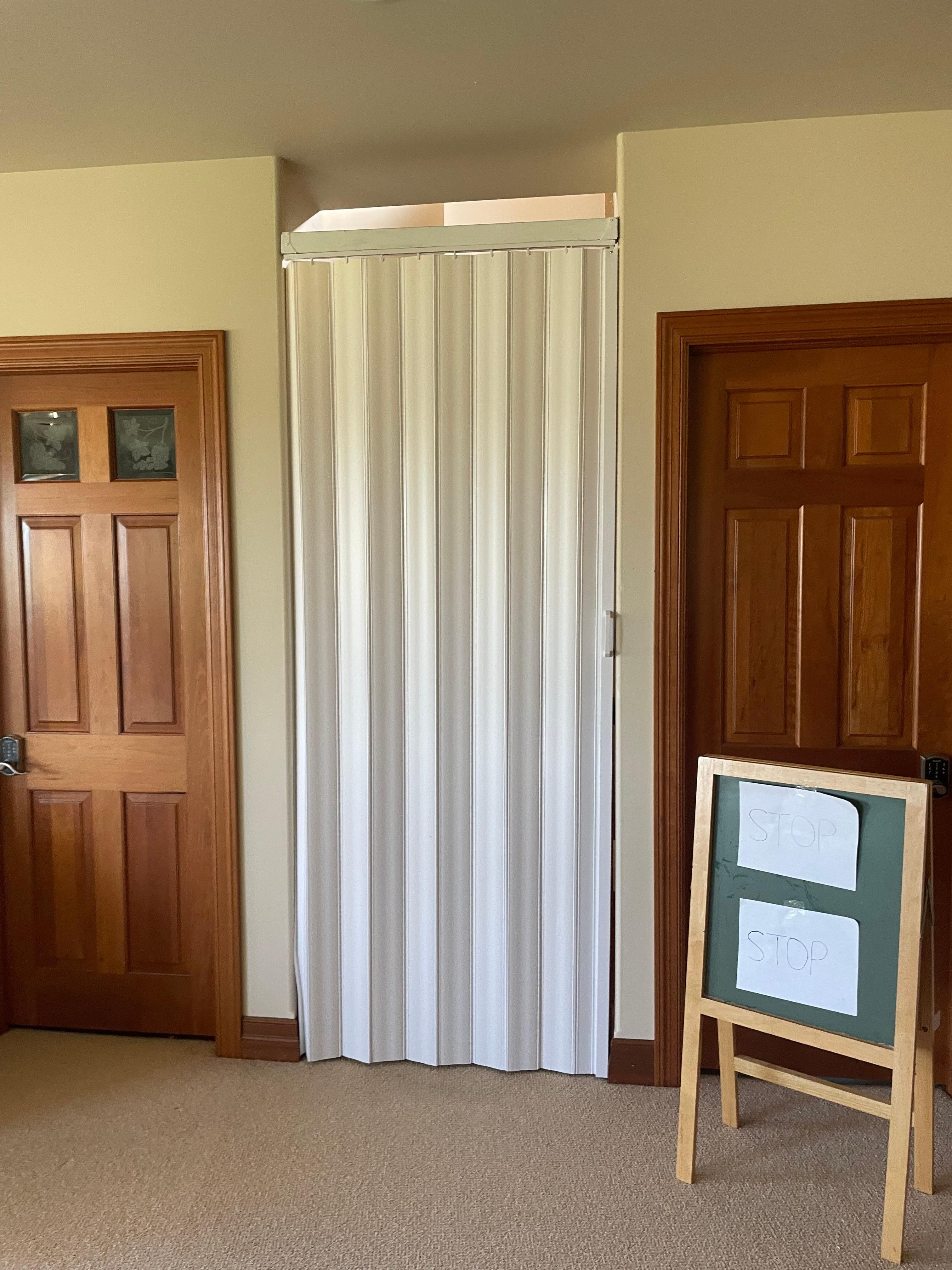 How the downstairs (rental portion) is separated from the main house. 