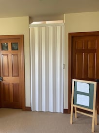 How the downstairs (rental portion) is separated from the main house.