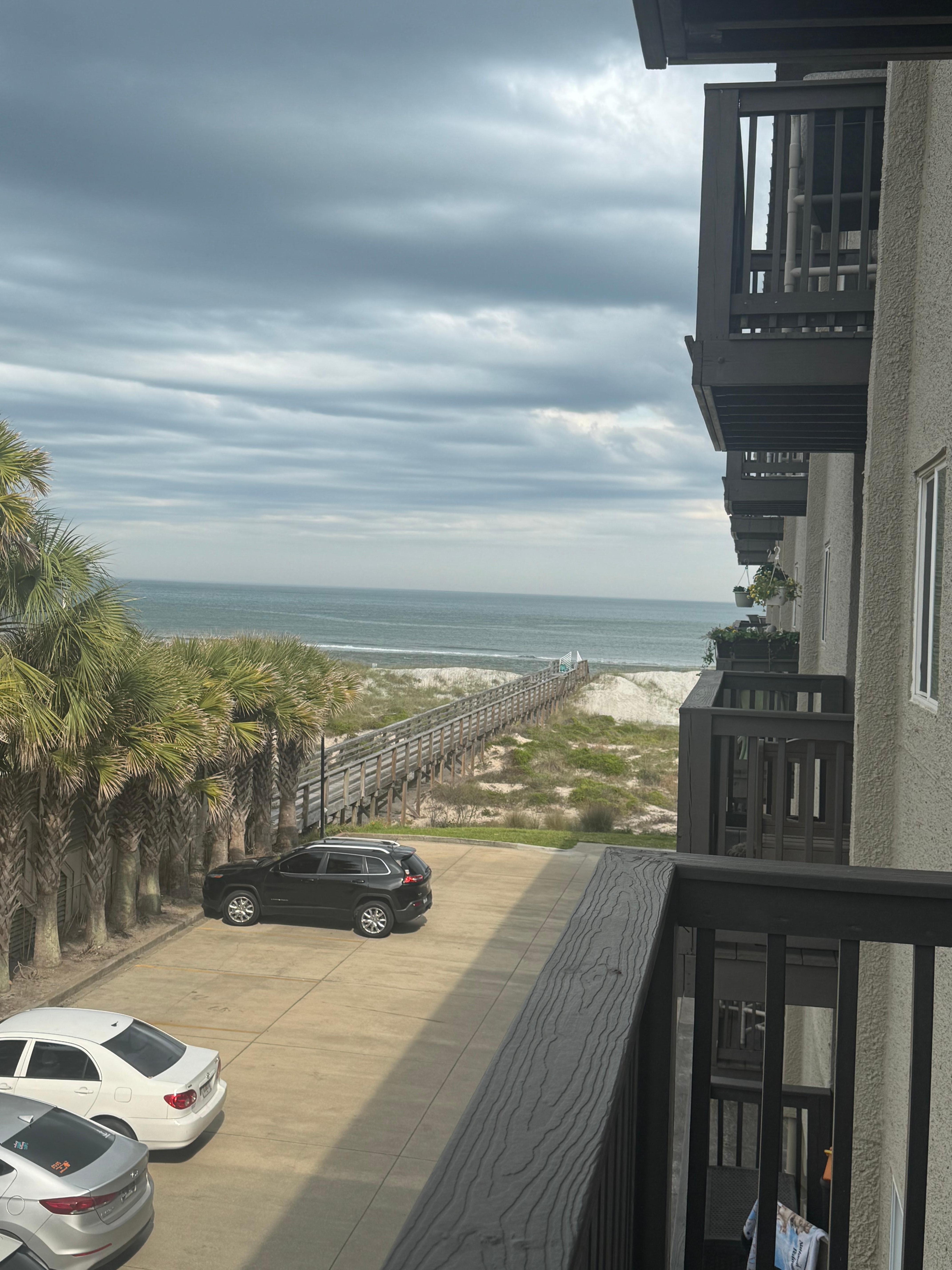 The view from our balcony 