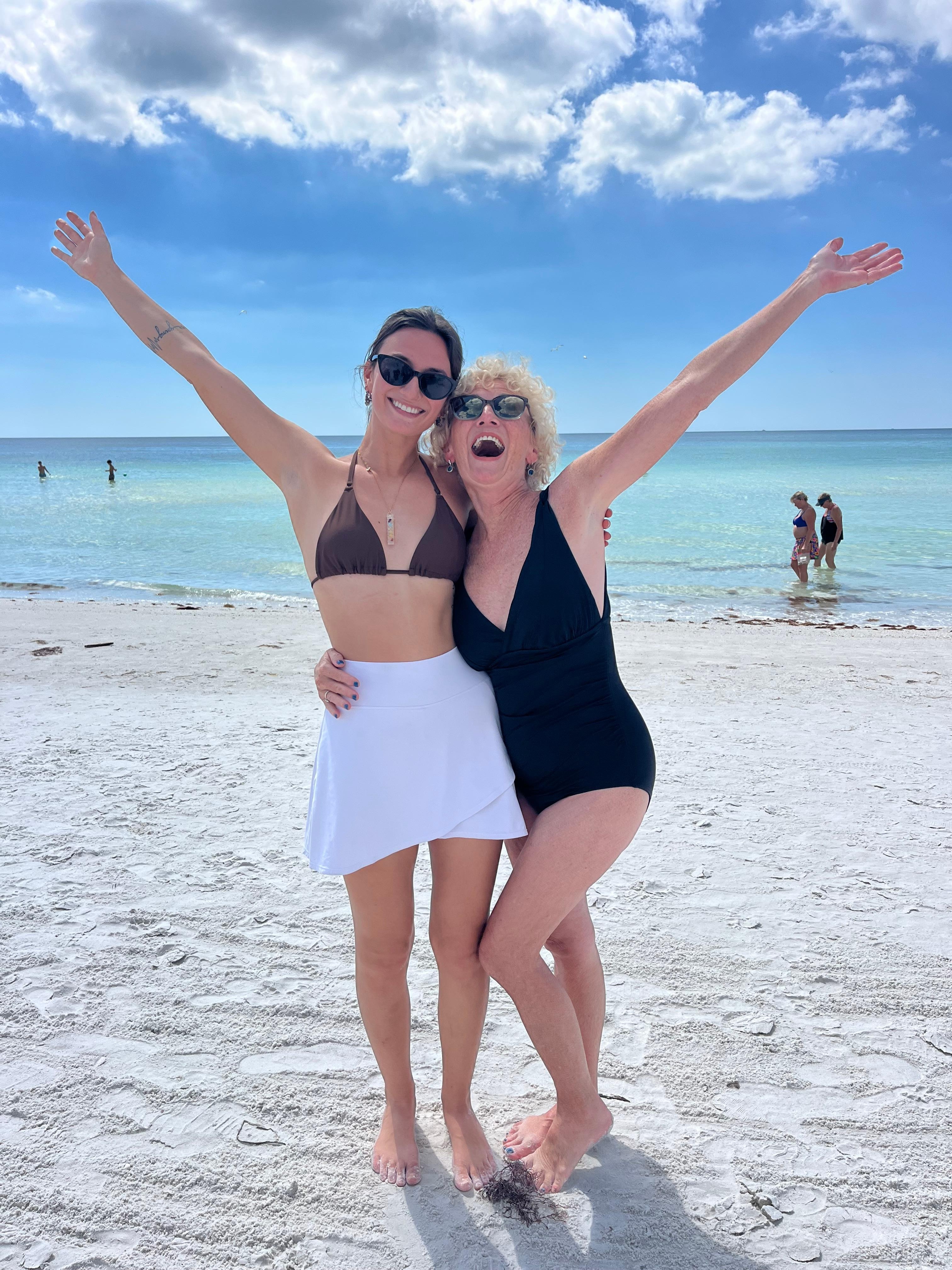 My cousin and her daughter-obviously very fun people!