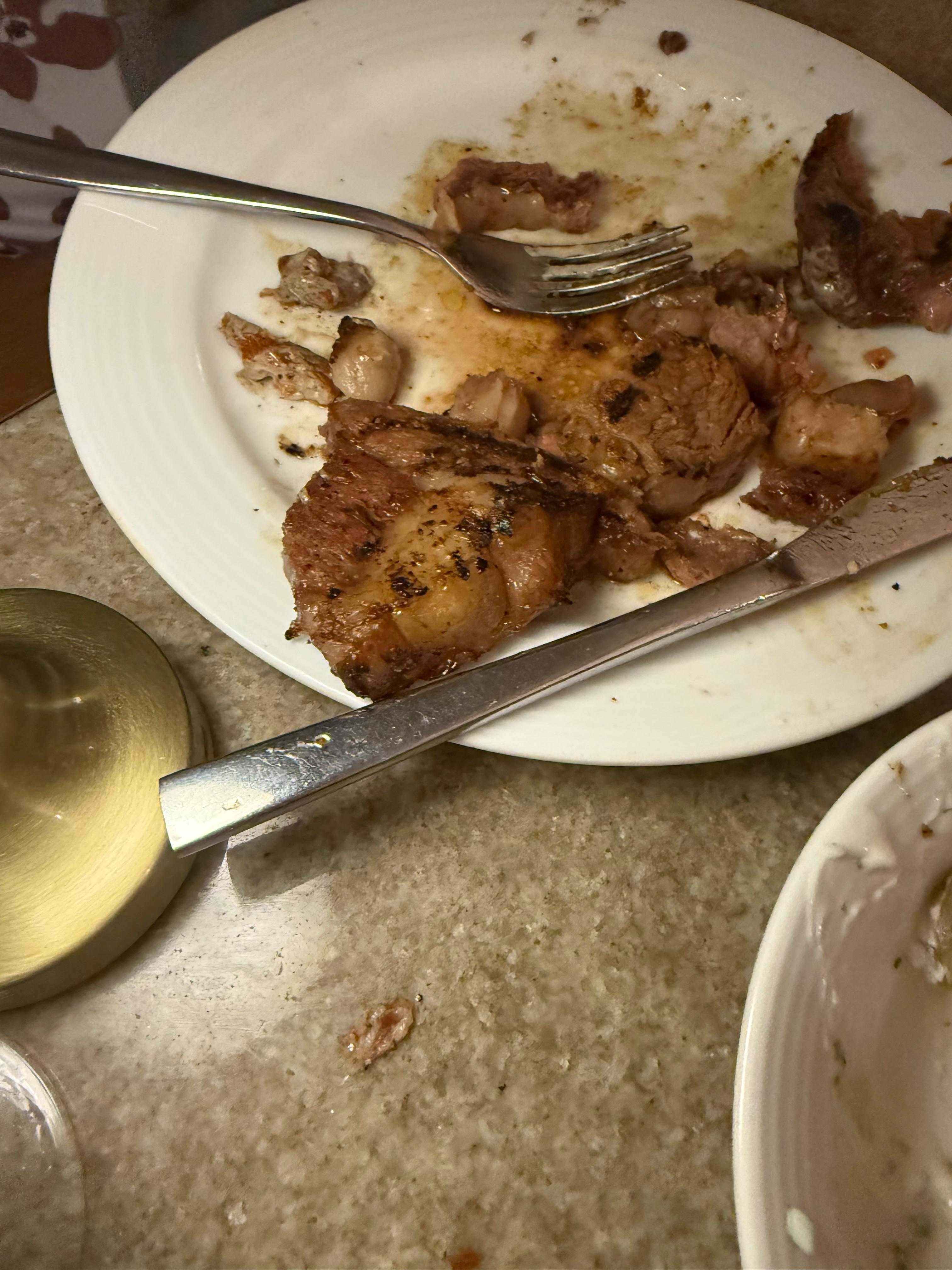 This was the steak house food!