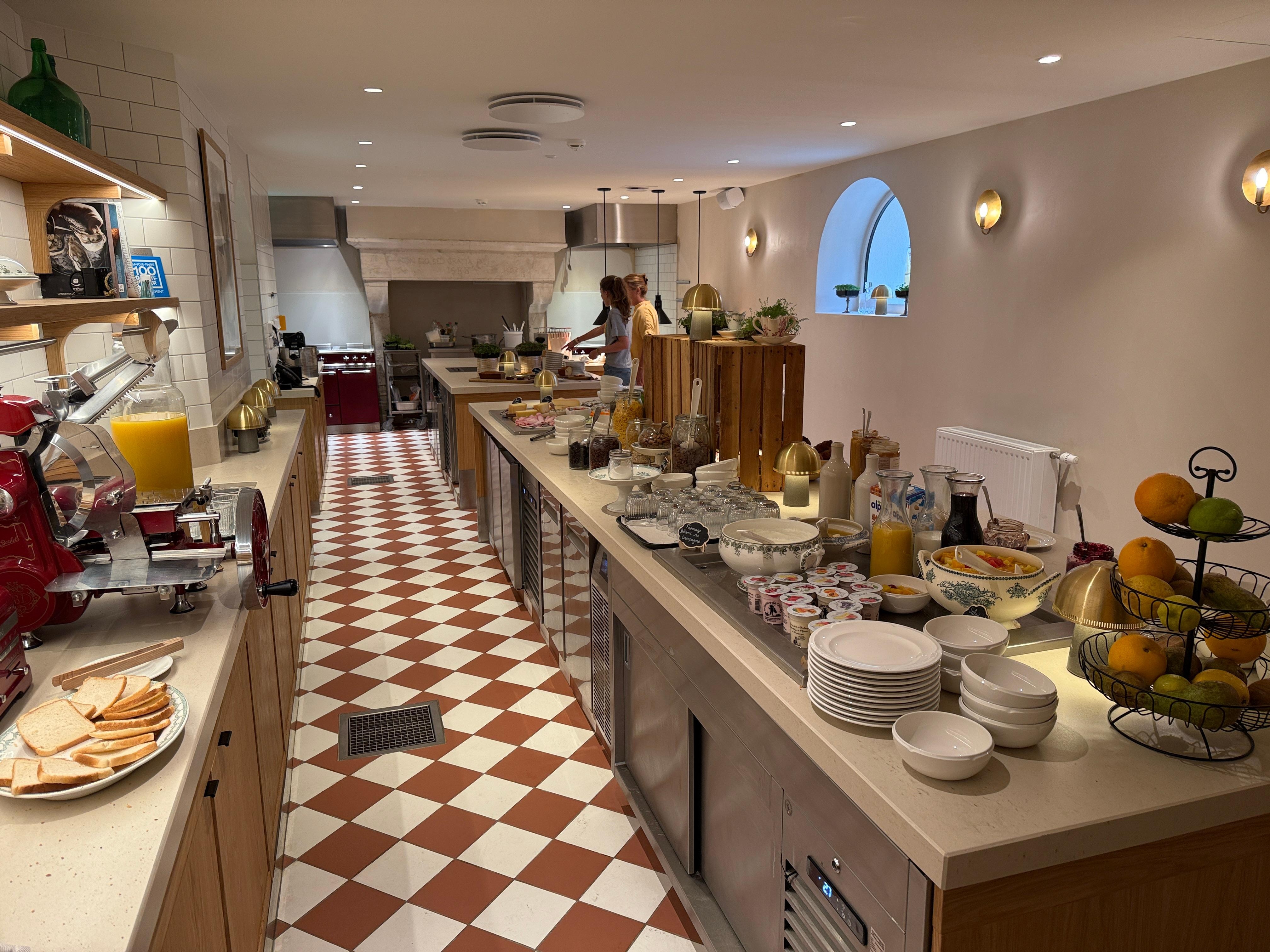 Ontbijt in de keuken