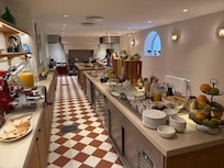 Ontbijt in de keuken