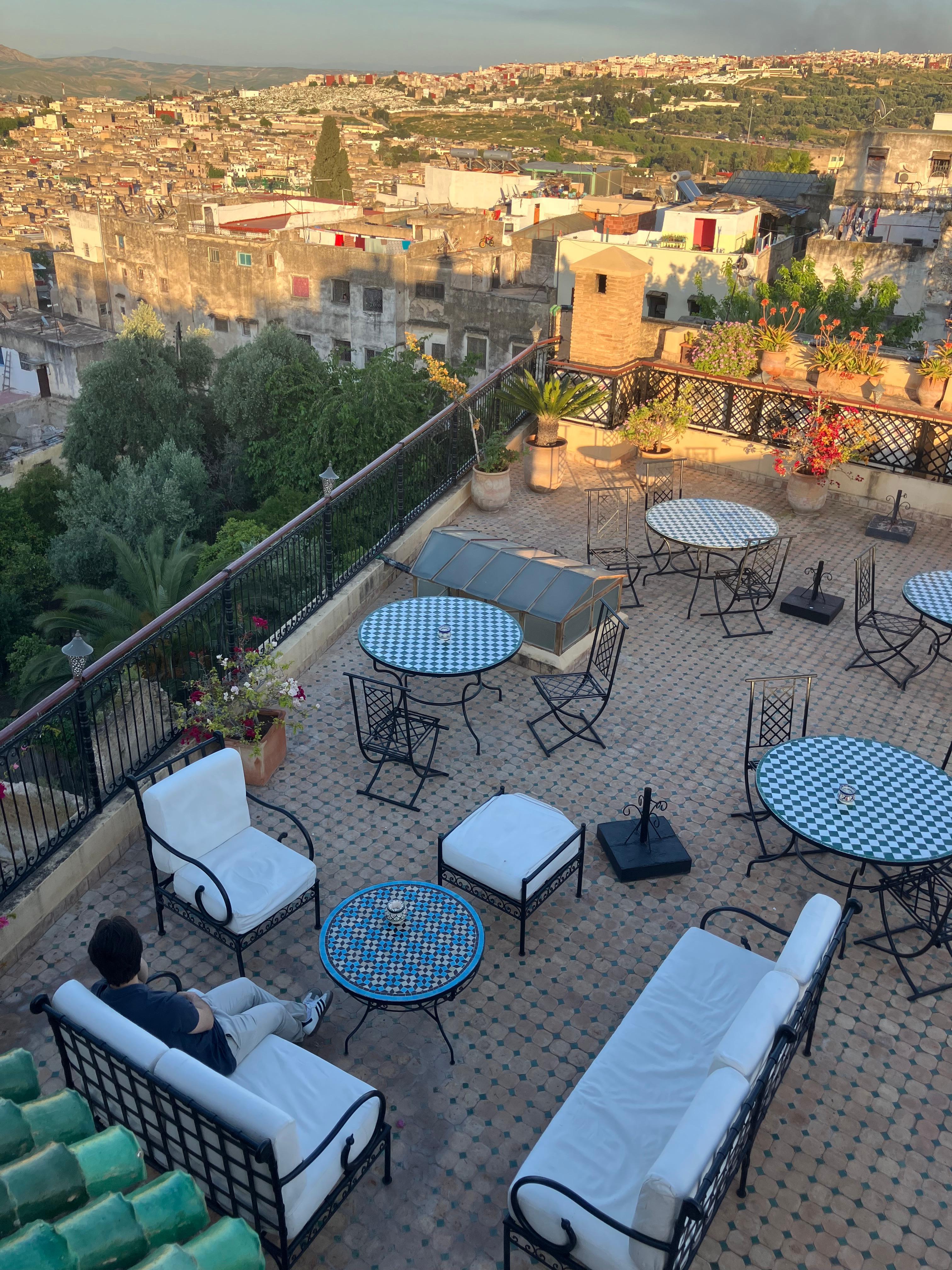 Rooftop terrace