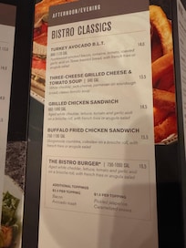 Menu type of salad