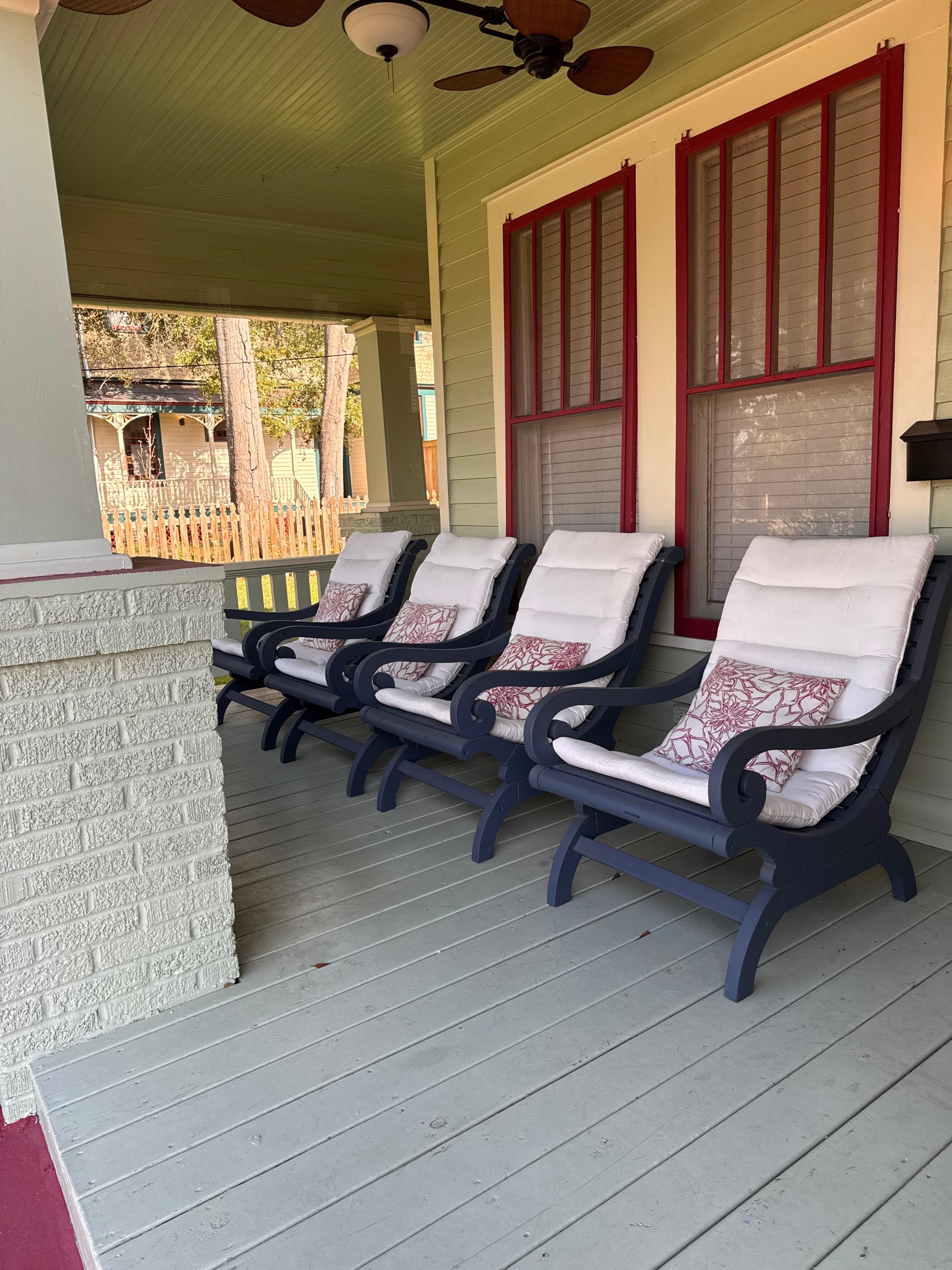 Loved sitting and watching the world go by!