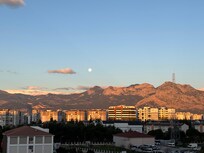 Sunrise from balcony