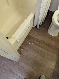 Flakes coming down from the ceiling