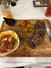 Beef tagliata was exceptional