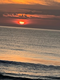 Sunrise on the balcony