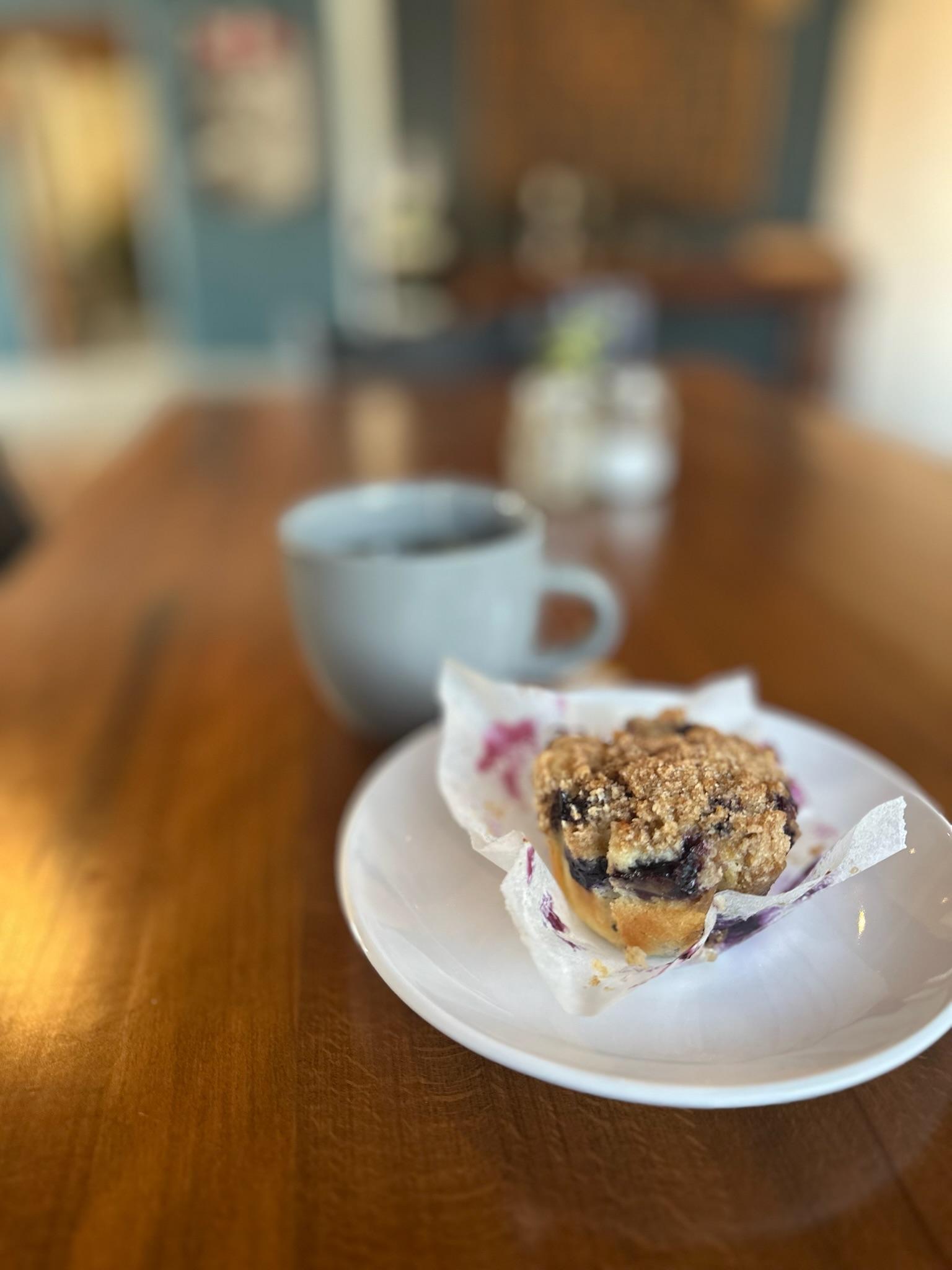 Delicious blueberry muffins