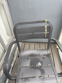 Pigeon poop everywhere on the balcony