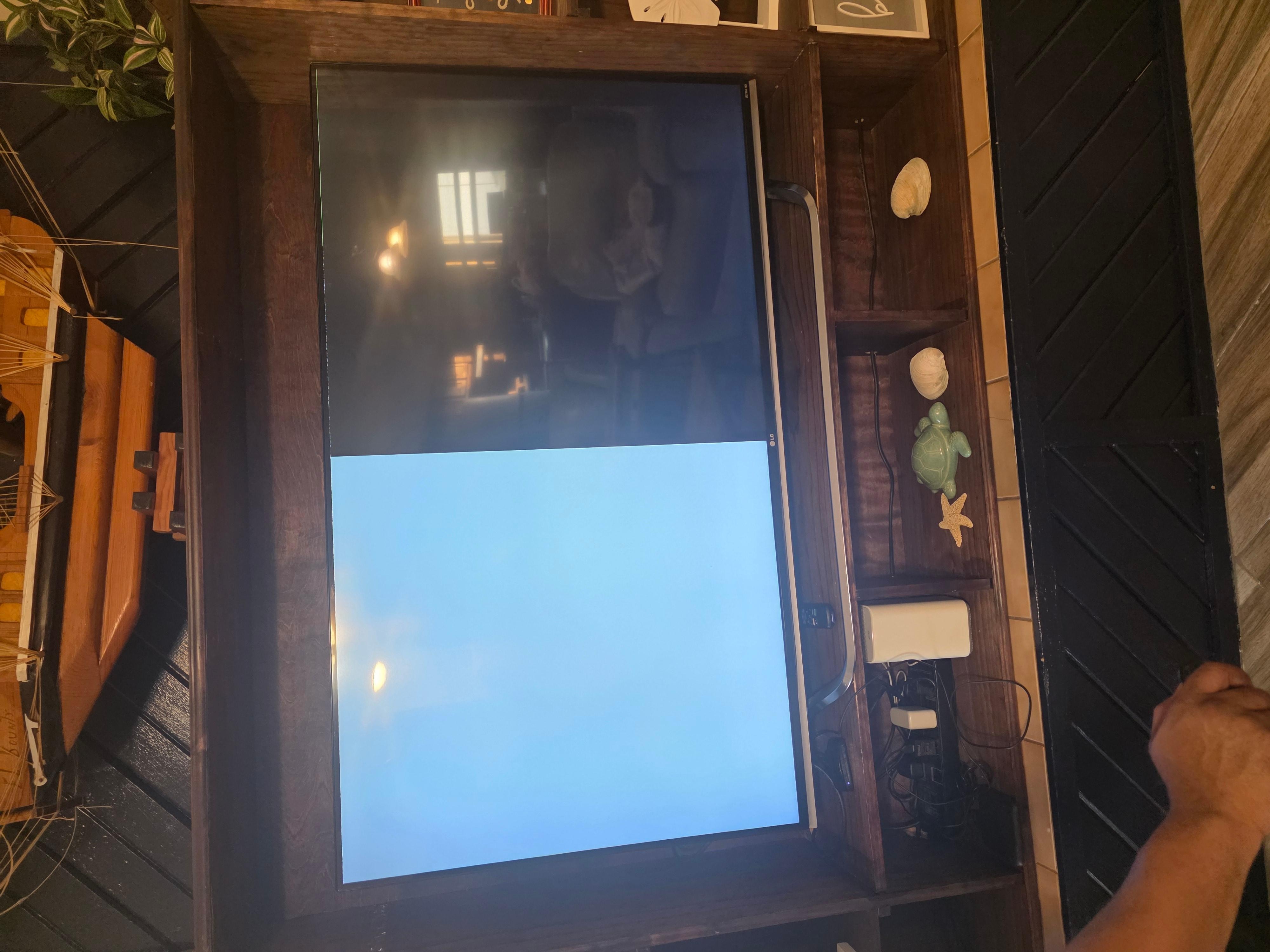 Living room TV broken 