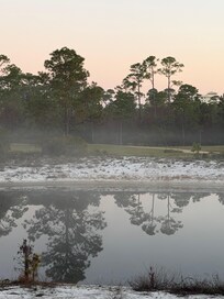 Sunrise from the back deck.