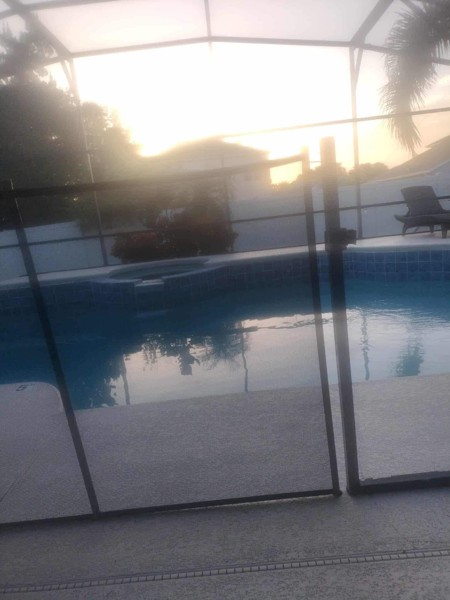 sunset the first evening