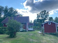 Het huis vanaf de weg