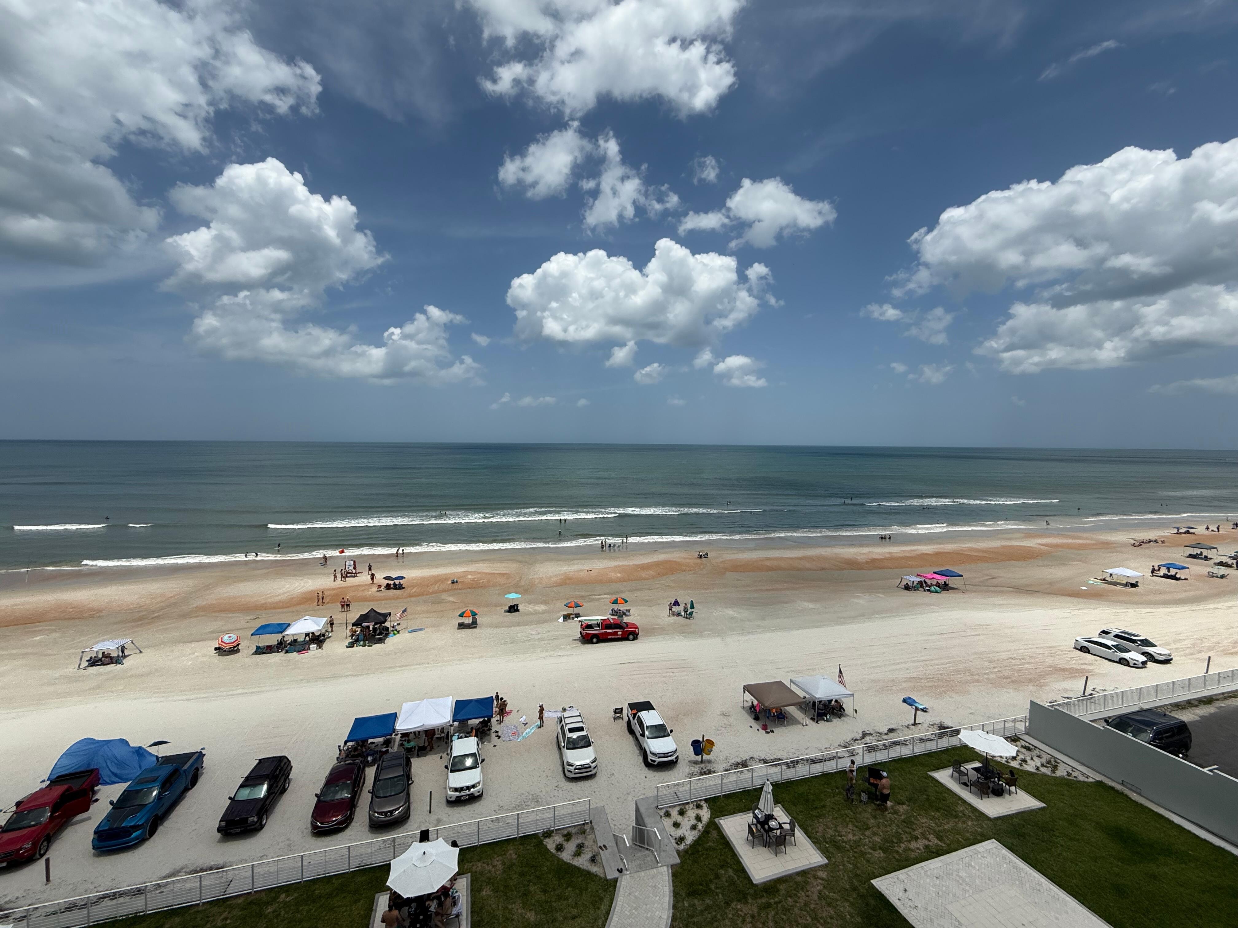 View from our balcony 
