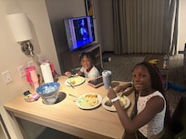 I made dinner in my hotel and that was why I chose this hotel!