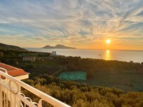 The view of Capri from our balcony.