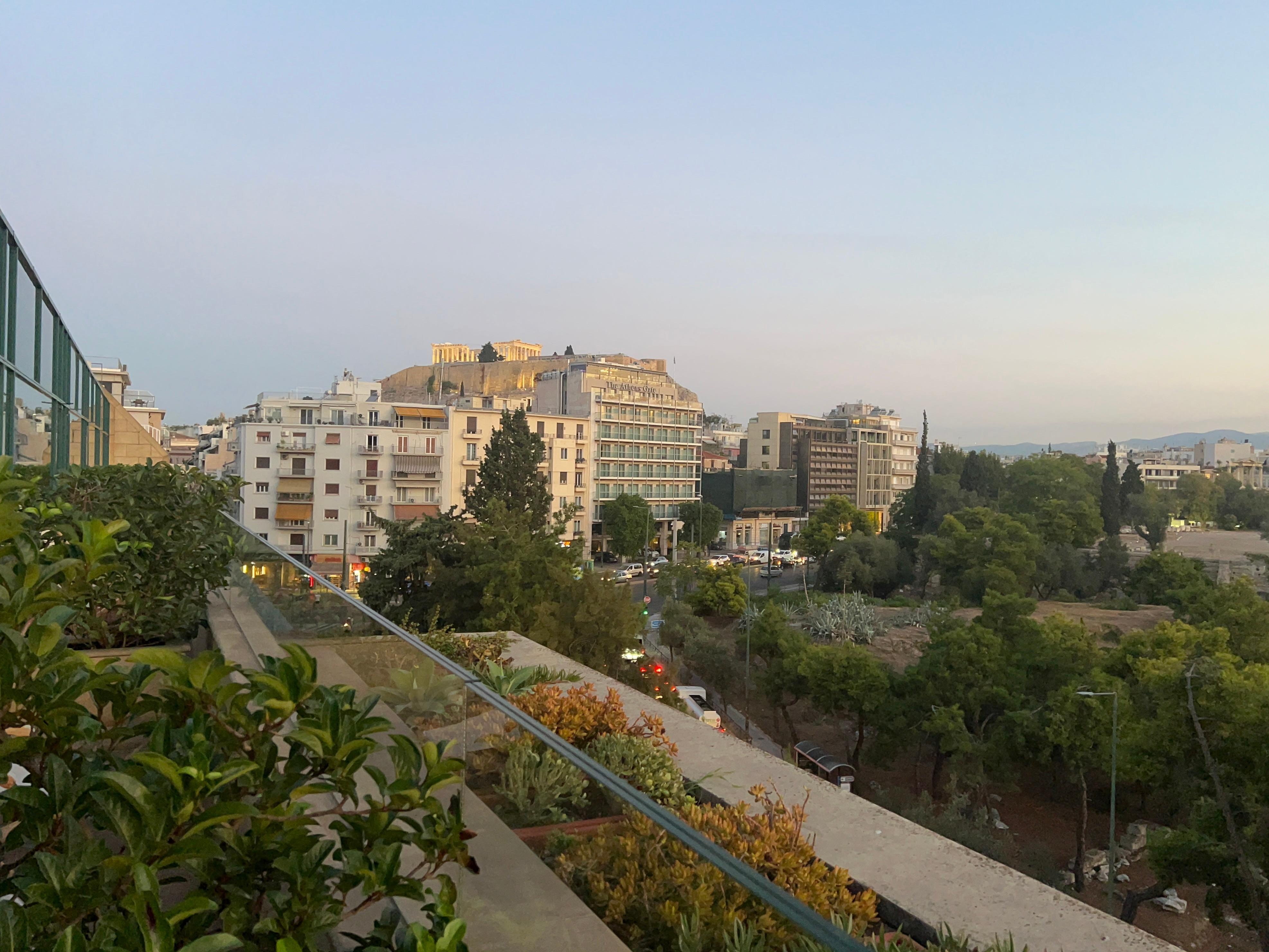 View from restaurant