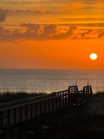 Morning sunrise from room balcony.