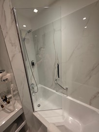Bath room in standard twin room