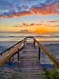 The morning sunrise on Vilano Beach